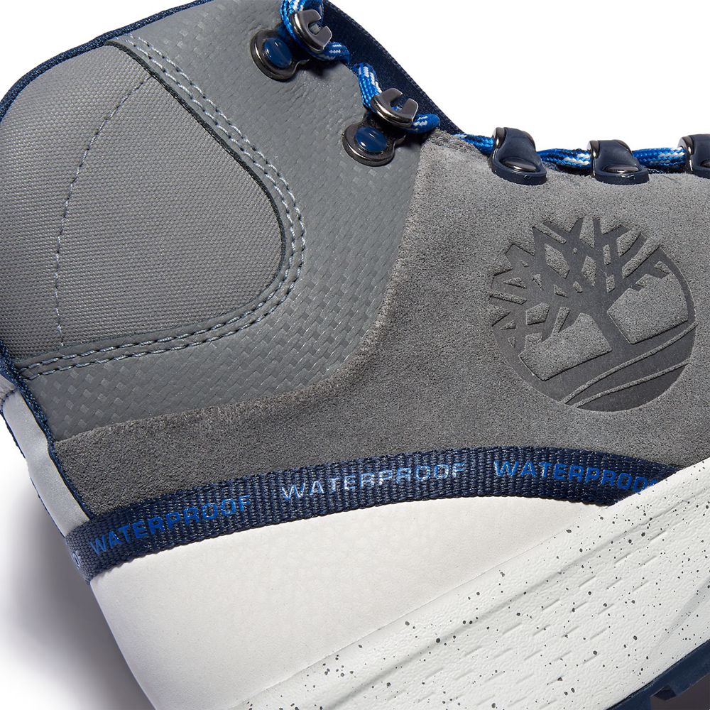 Botas de Caminhada Masculino - Timberland Garrison Trail Impermeavel Altas - TDHGC9710 - Cinzentas/A